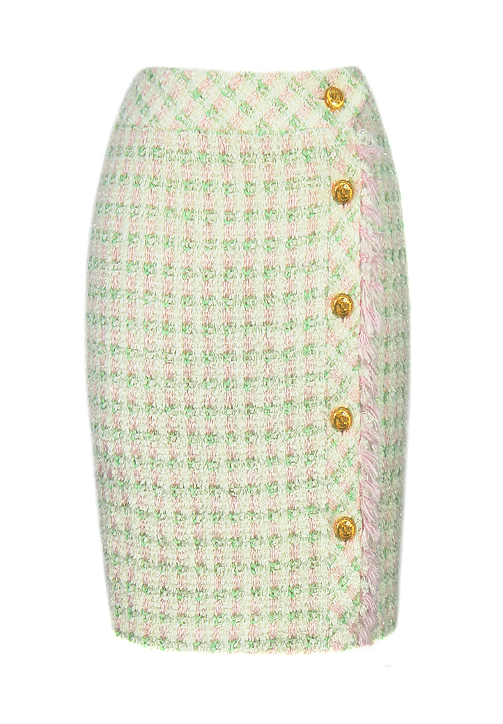 Chanel Tweed Fringe Skirt