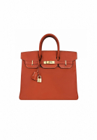 Hermès HAC Birkin 32 Brique Box Bag