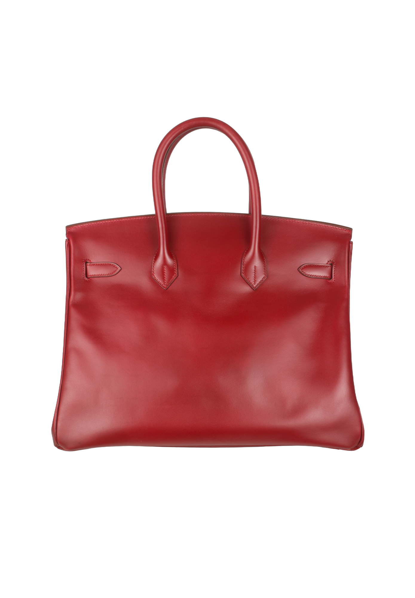 Hermès Birkin 35 Rouge H Box Bag