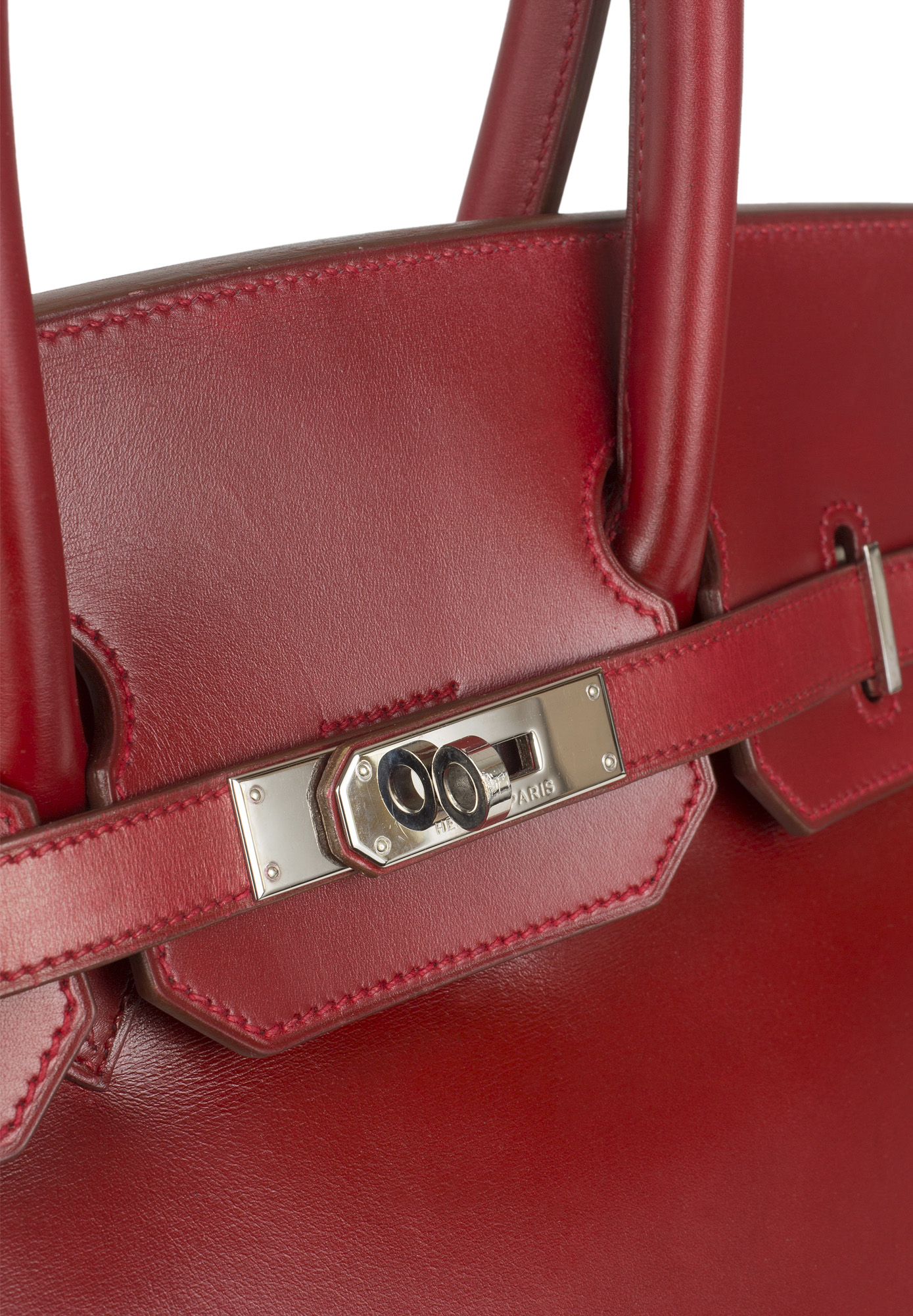 Hermès Birkin 35 Rouge H Box Bag