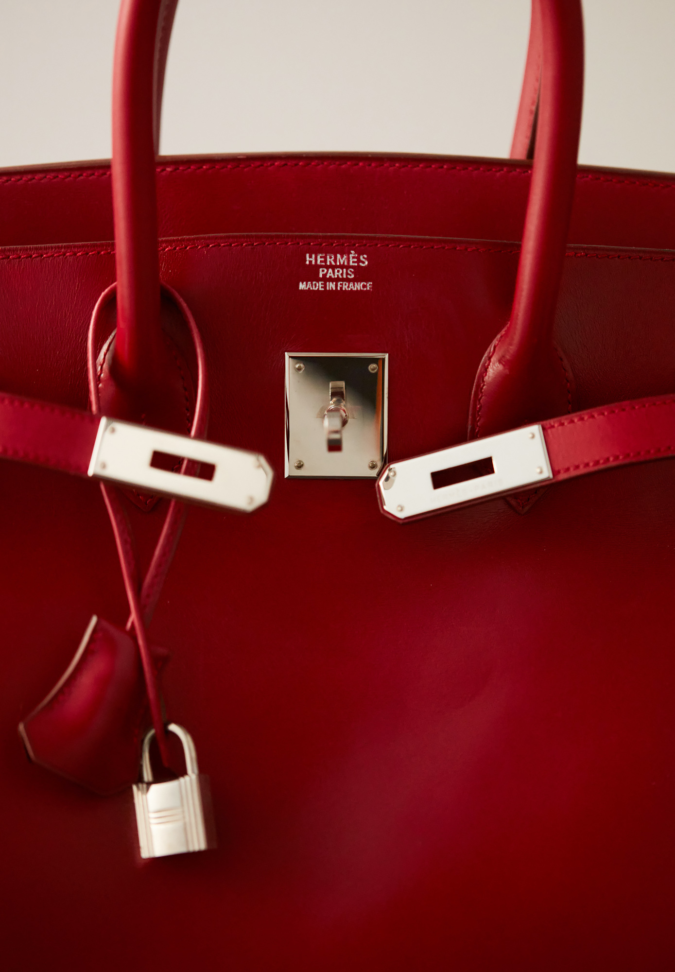 Hermès Birkin 35 Rouge H Box Bag