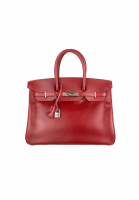 Hermès Birkin 35 Rouge H Box Bag