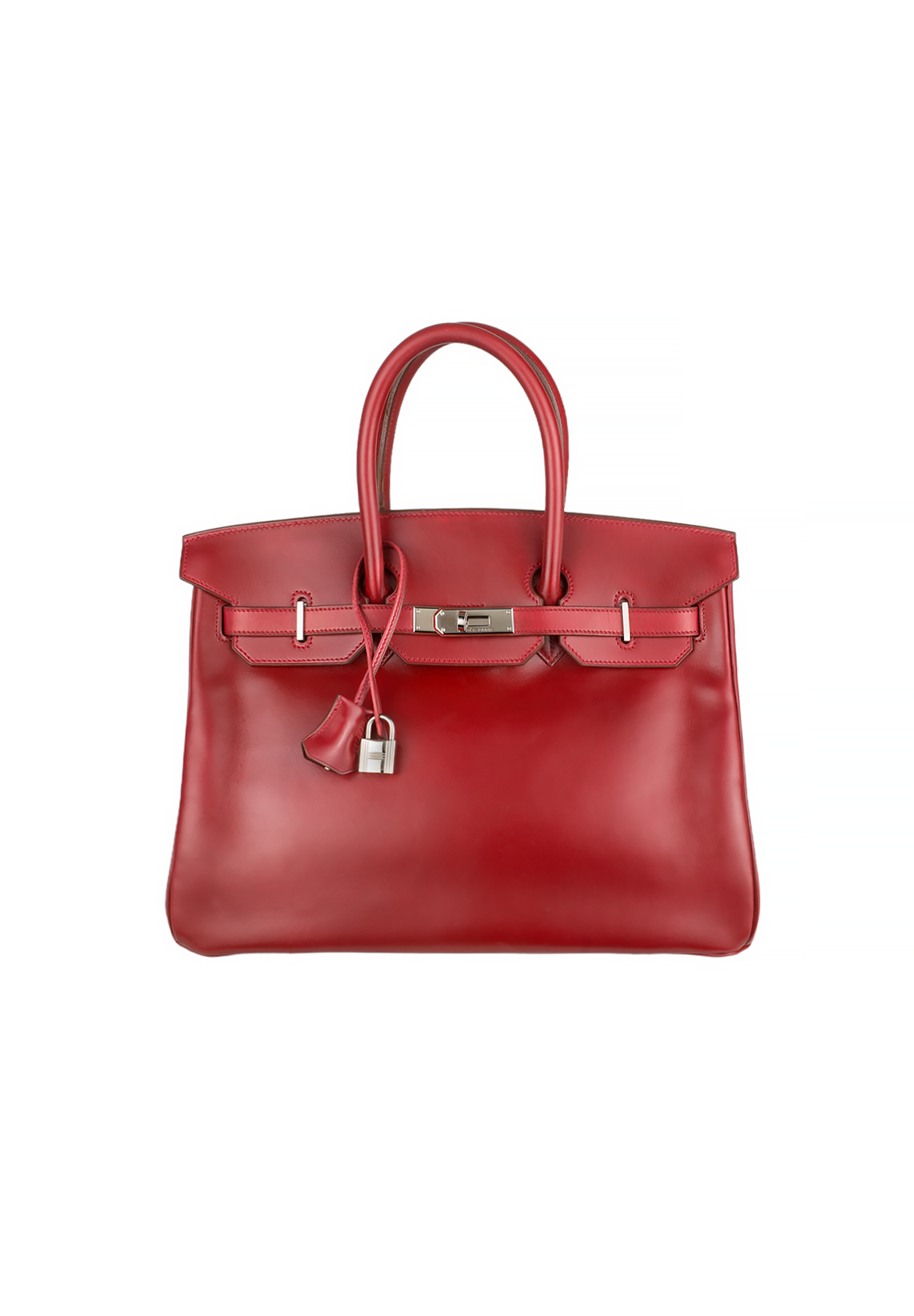 Hermès Birkin 35 Rouge H Box Bag
