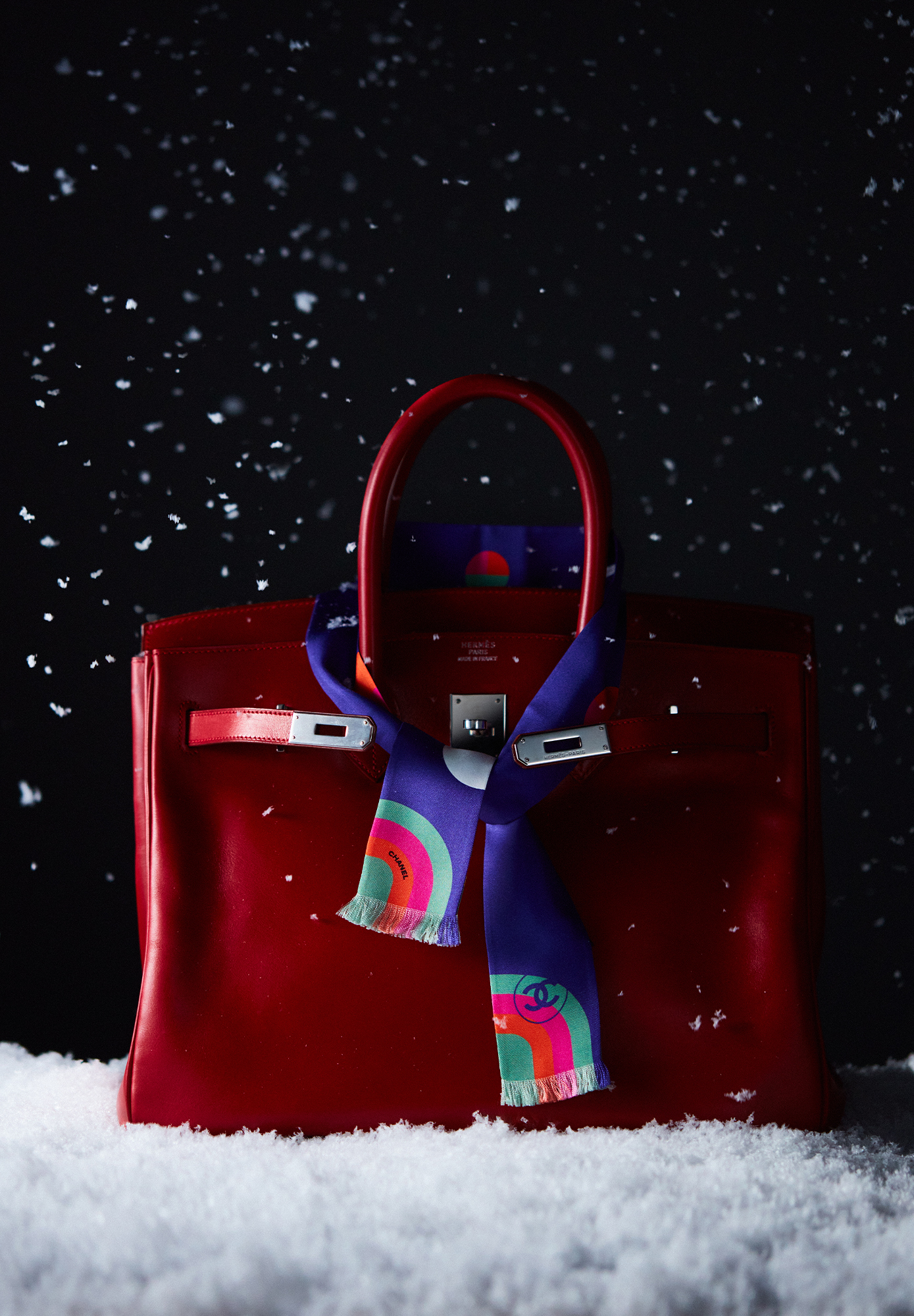 Hermès Birkin 35 Rouge H Box Bag