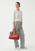 Hermès Birkin 35 Rouge H Box Bag