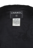 Black Decorative-Hardware Chanel Jacket