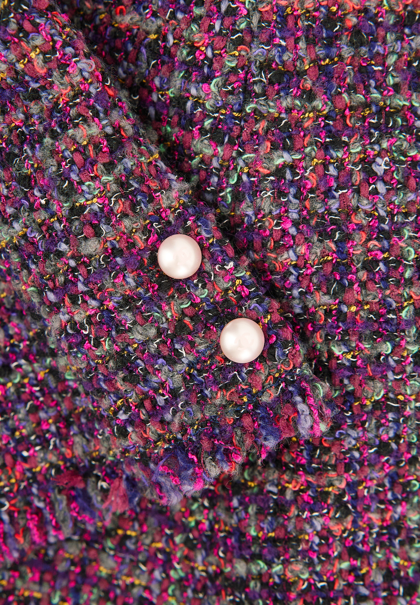 Purple Chanel Tweed Suit