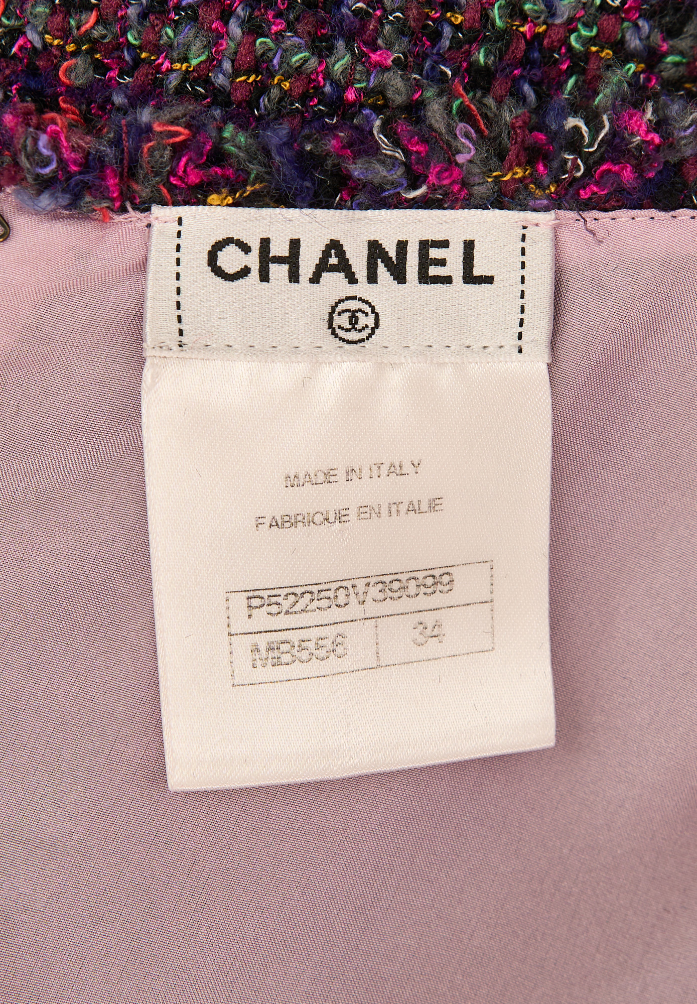 Purple Chanel Tweed Suit