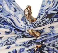 Roberto Cavalli Blue Dress