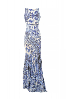 Roberto Cavalli Blue Dress