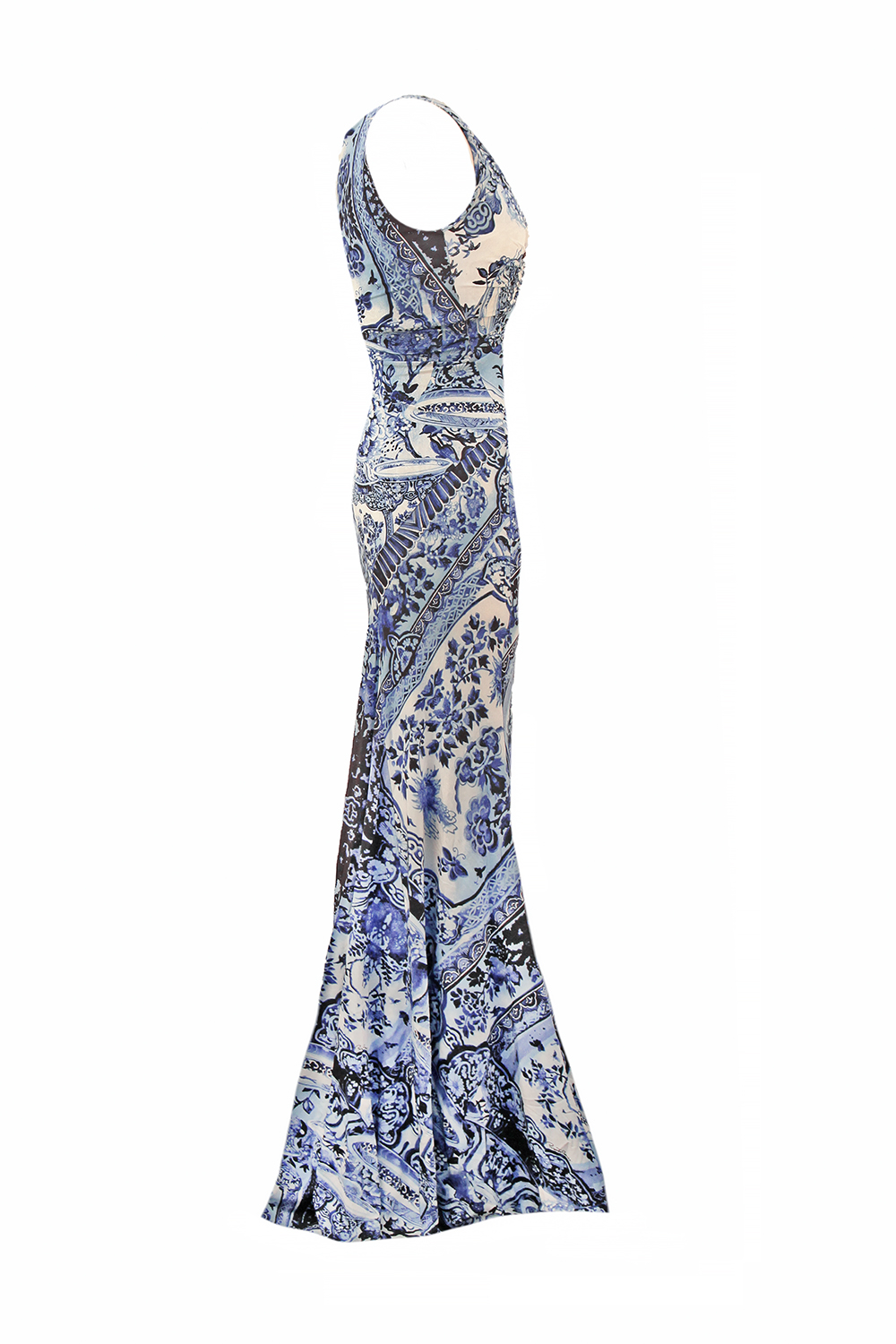 Roberto Cavalli Blue Dress