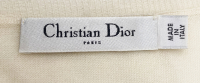 Christian Dior White Top With Flowers