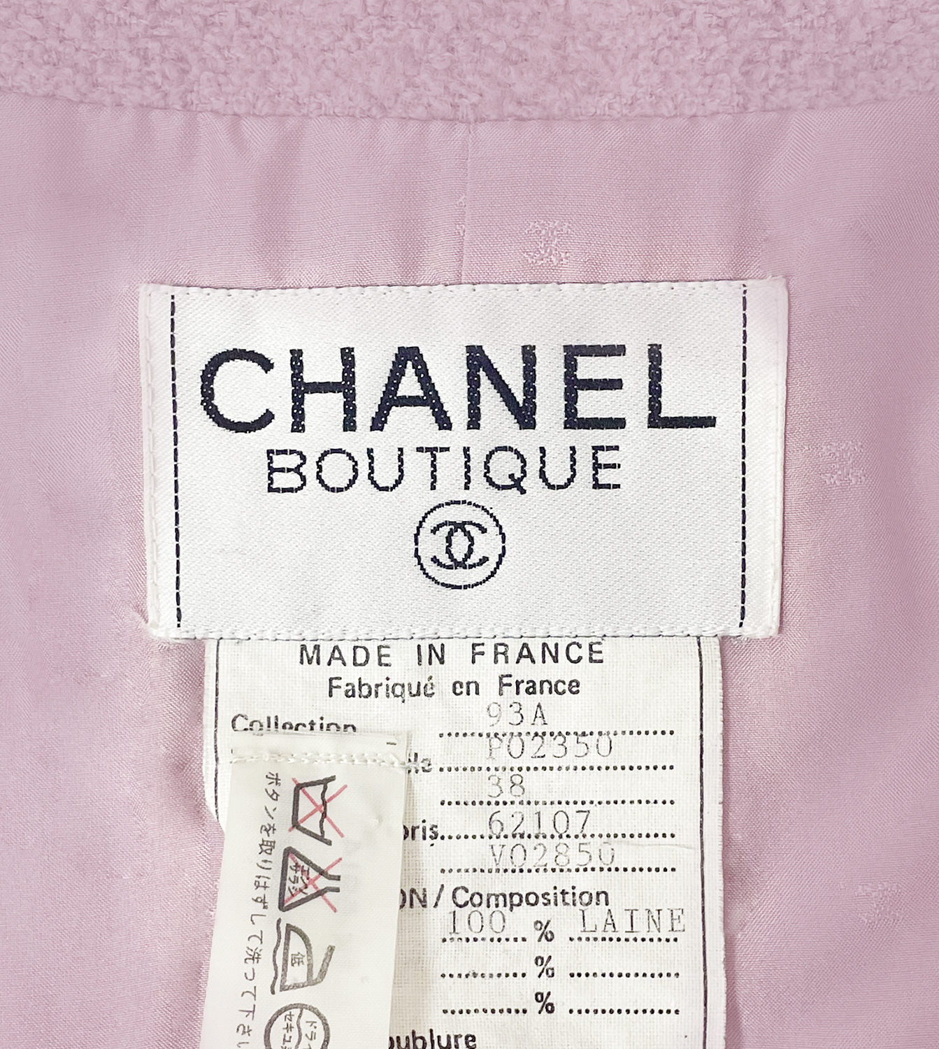 Chanel Pink Tweed Jacket