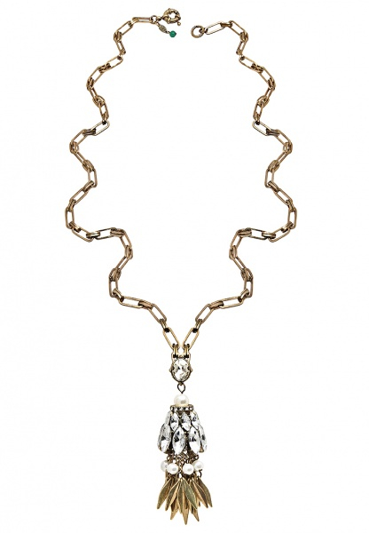 Christian Dior Crystals And Pearls Necklace