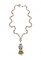 Christian Dior Crystals And Pearls Necklace