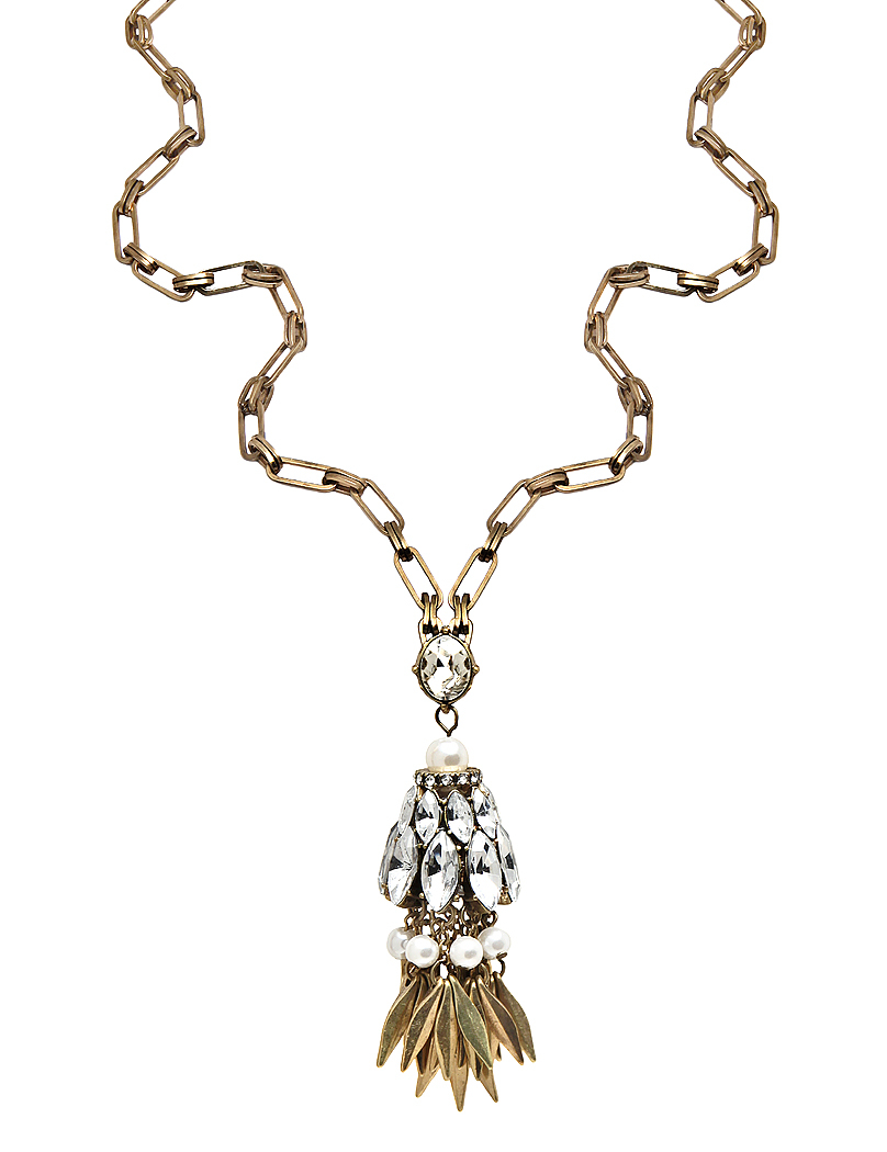 Christian Dior Crystals And Pearls Necklace