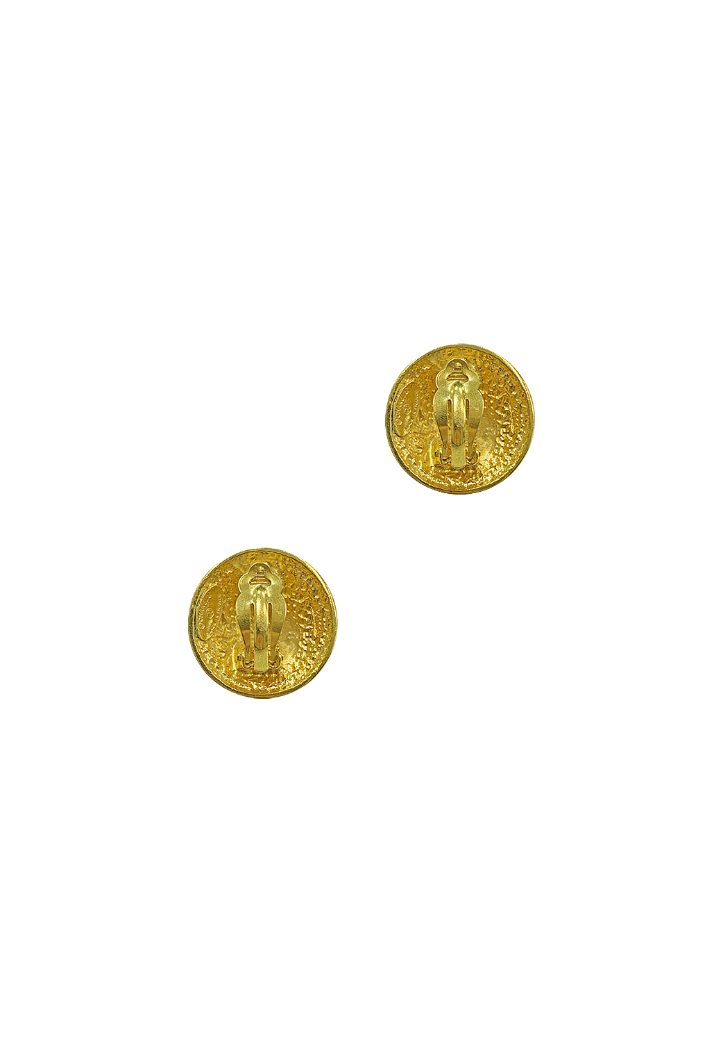 Chanel Large Round Clip-on Earrings