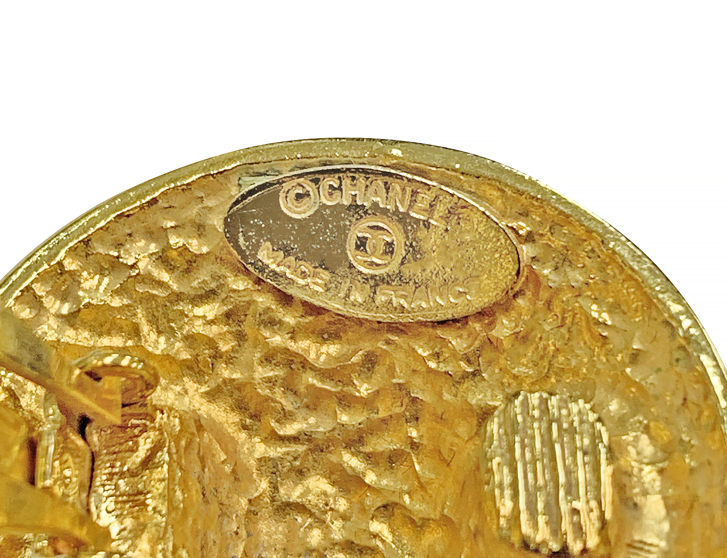 Chanel Large Round Clip-on Earrings