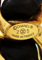Chanel Cuff Bracelet With Leather Weave