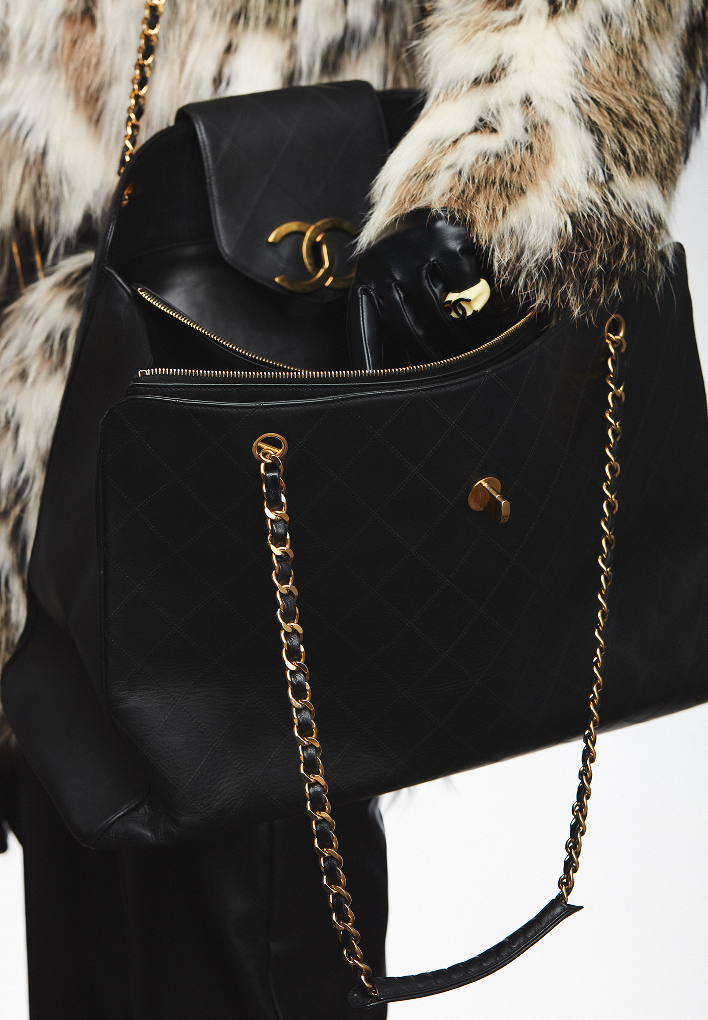 Chanel Supermodel Quilted Tote Bag