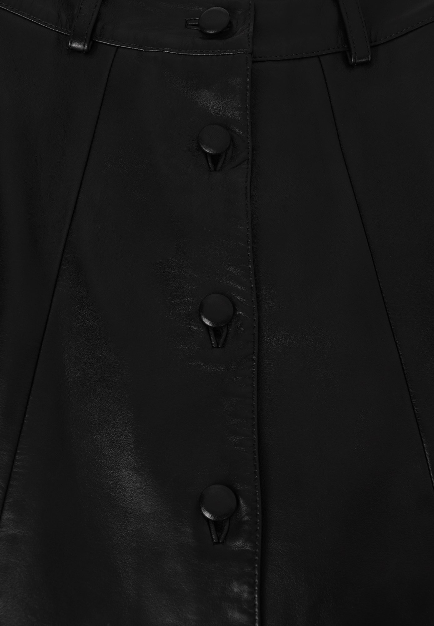 Saint Laurent Leather Skirt