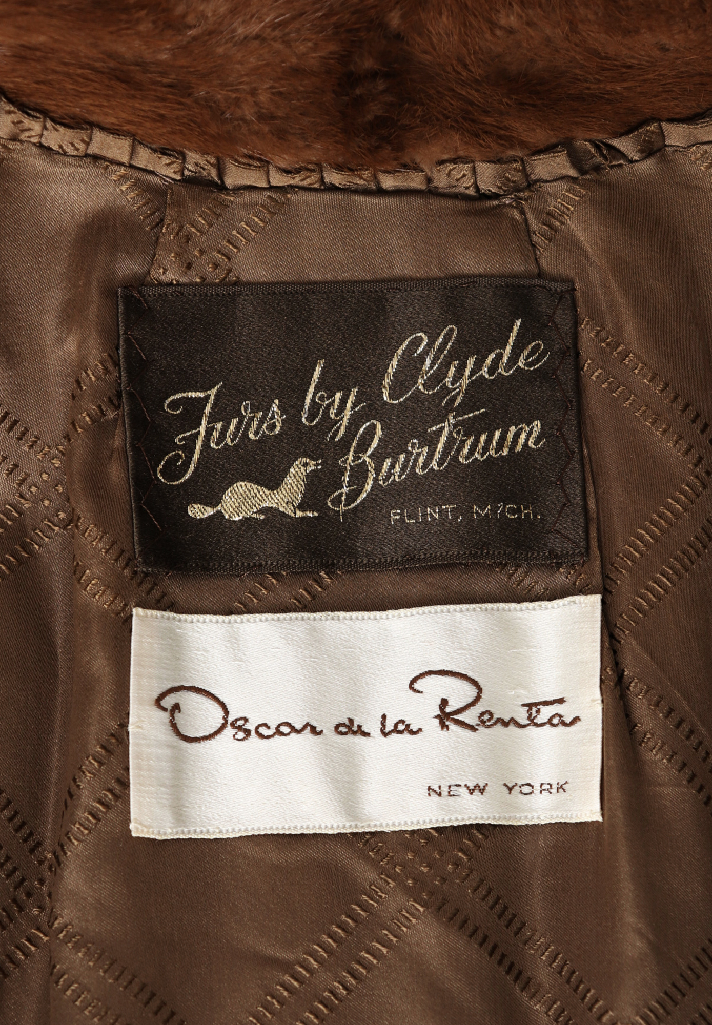 Oscar de la Renta Mink Fur Coat