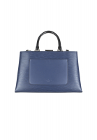 Blue Louis Vuitton Kleber MM Epi Bag