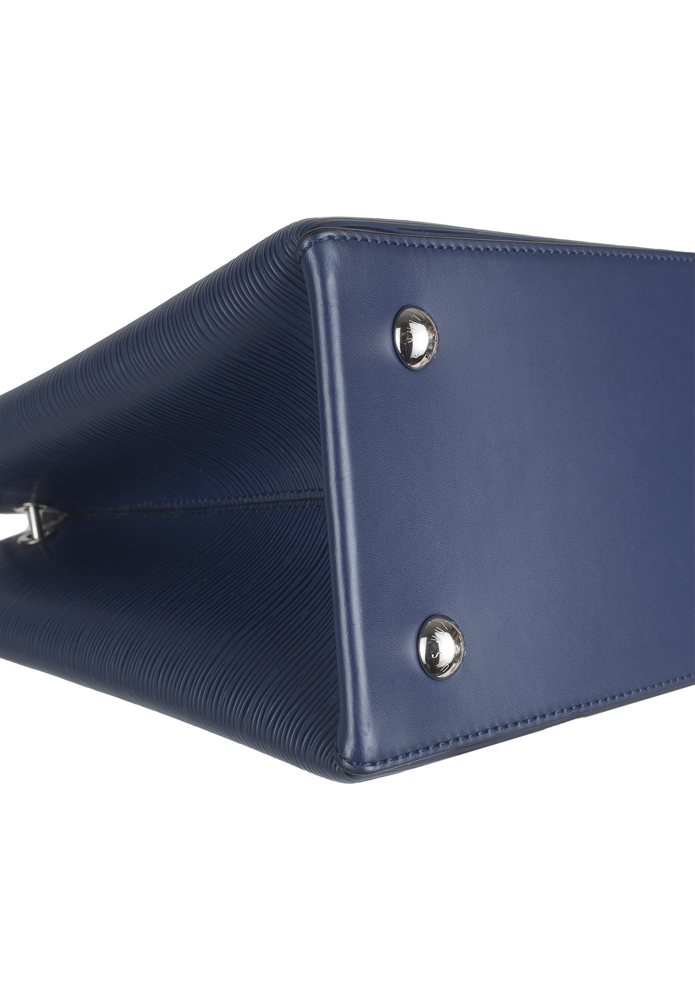 Blue Louis Vuitton Kleber MM Epi Bag