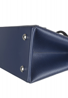 Blue Louis Vuitton Kleber MM Epi Bag