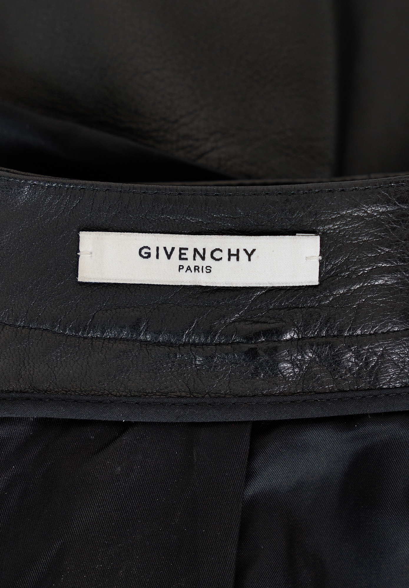 Givenchy Leather Shorts