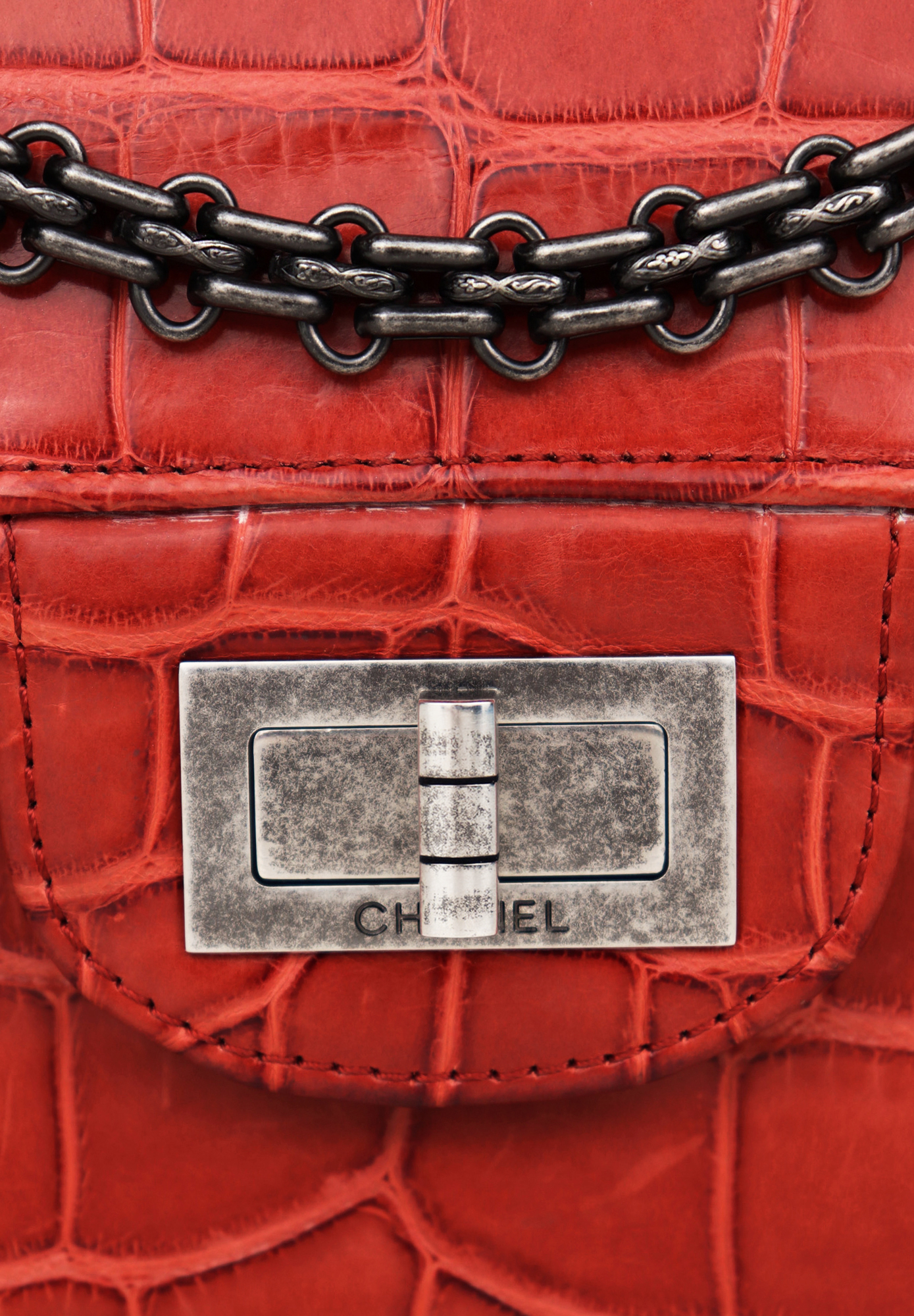 Chanel Alligator 2.55 Reissue Double Flap Bag
