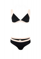Chanel Black And White Swimsuit