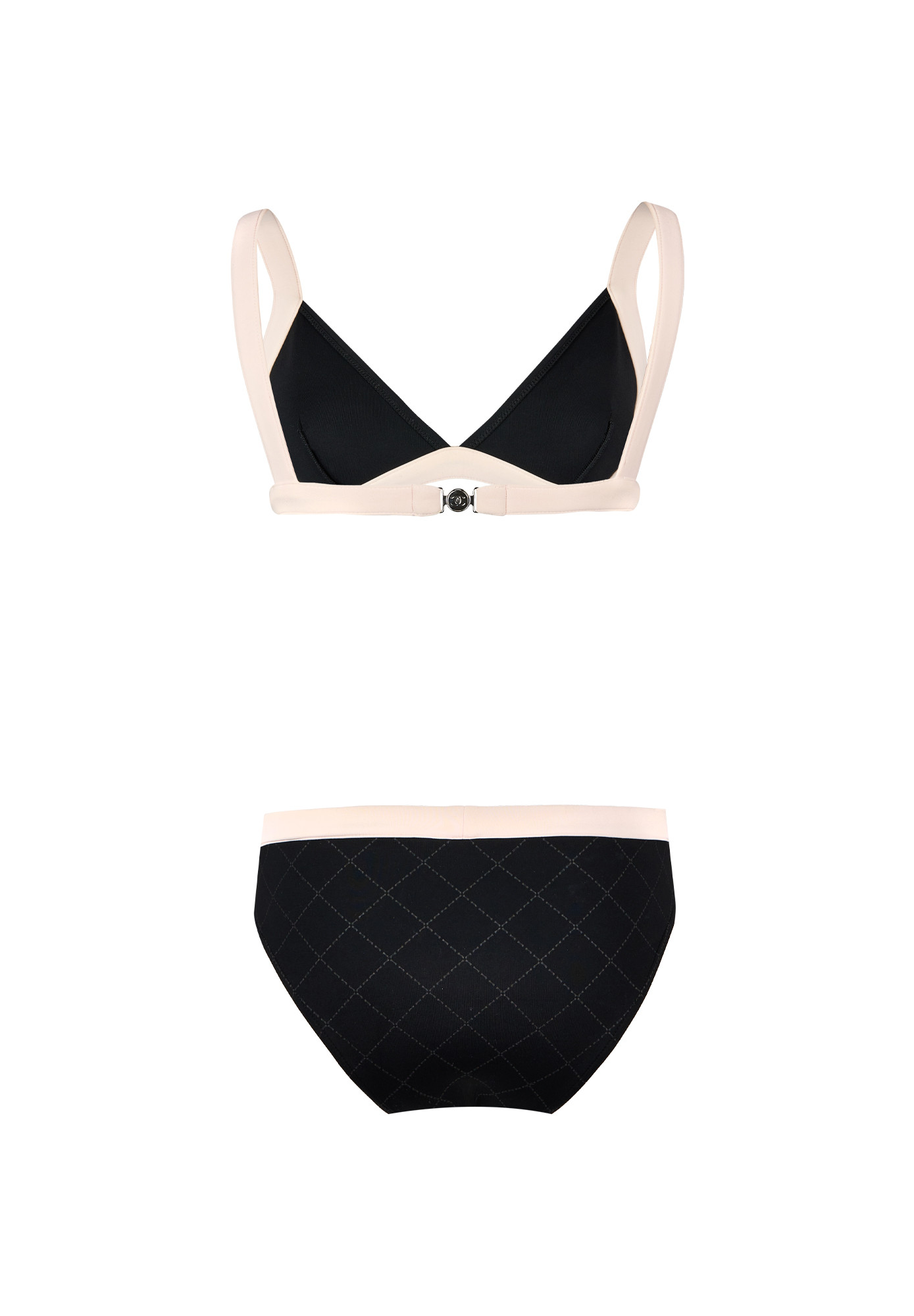 Chanel Black And White Swimsuit