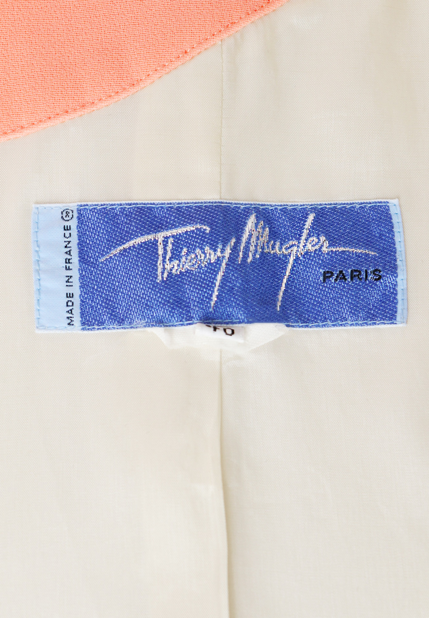 Thierry Mugler Suit With Applique