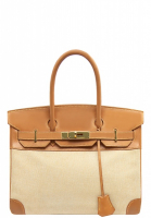 Hermès Birkin 30 Handbag With Canvas Inserts