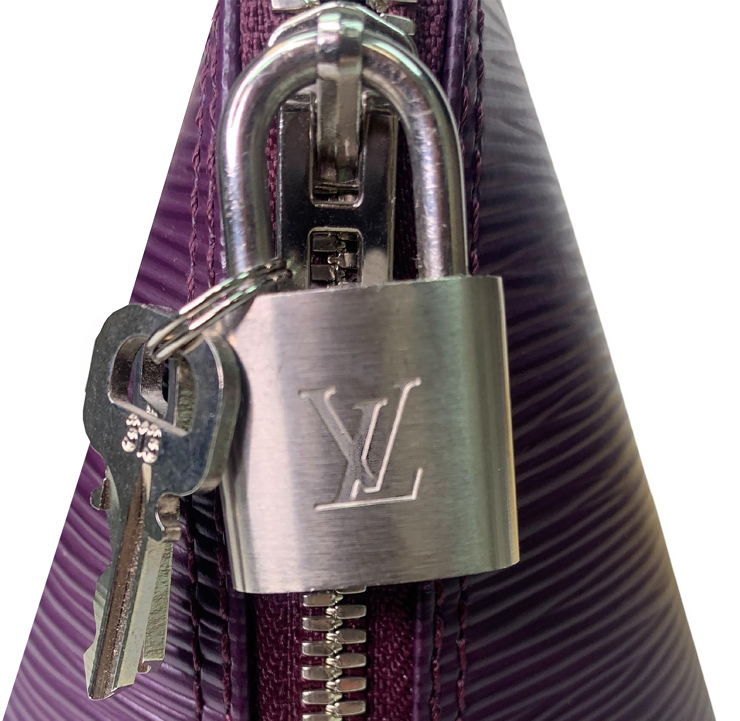 Louis Vuitton Alma PM Violet Epi Bag