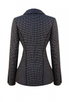 Chanel Dark Blue Tweed Jacket With Lurex