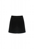 Chanel Black Silk Skirt