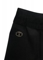 Chanel Black Silk Skirt