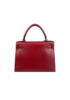 Hermès Kelly 28 Rouge H Box Sellier
