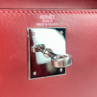 Hermès Kelly 28 Rouge H Box Sellier