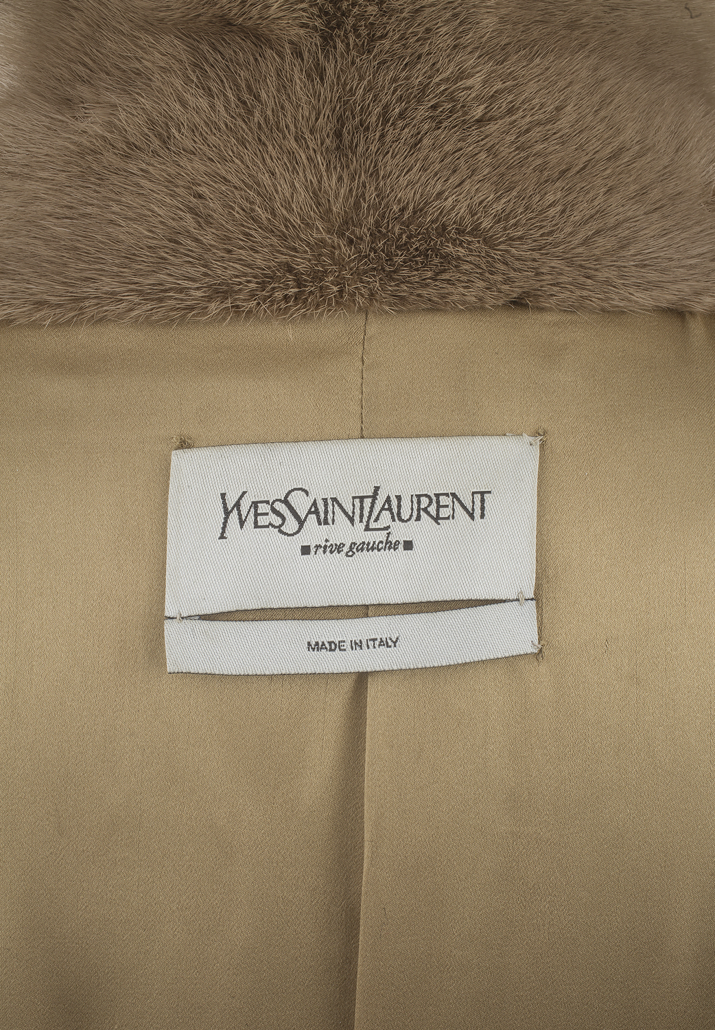 Yves Saint Laurent Mink Fur Coat