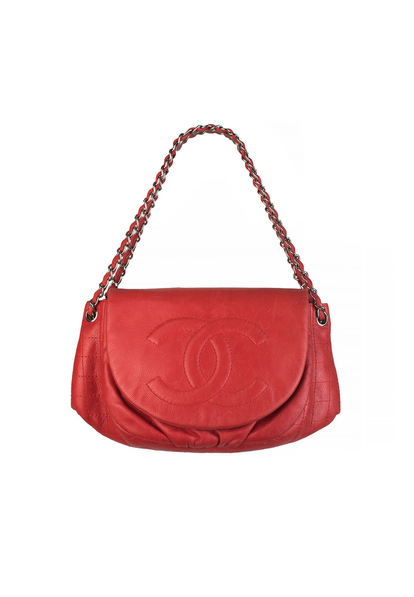 Chanel Red Volume Flap Bag