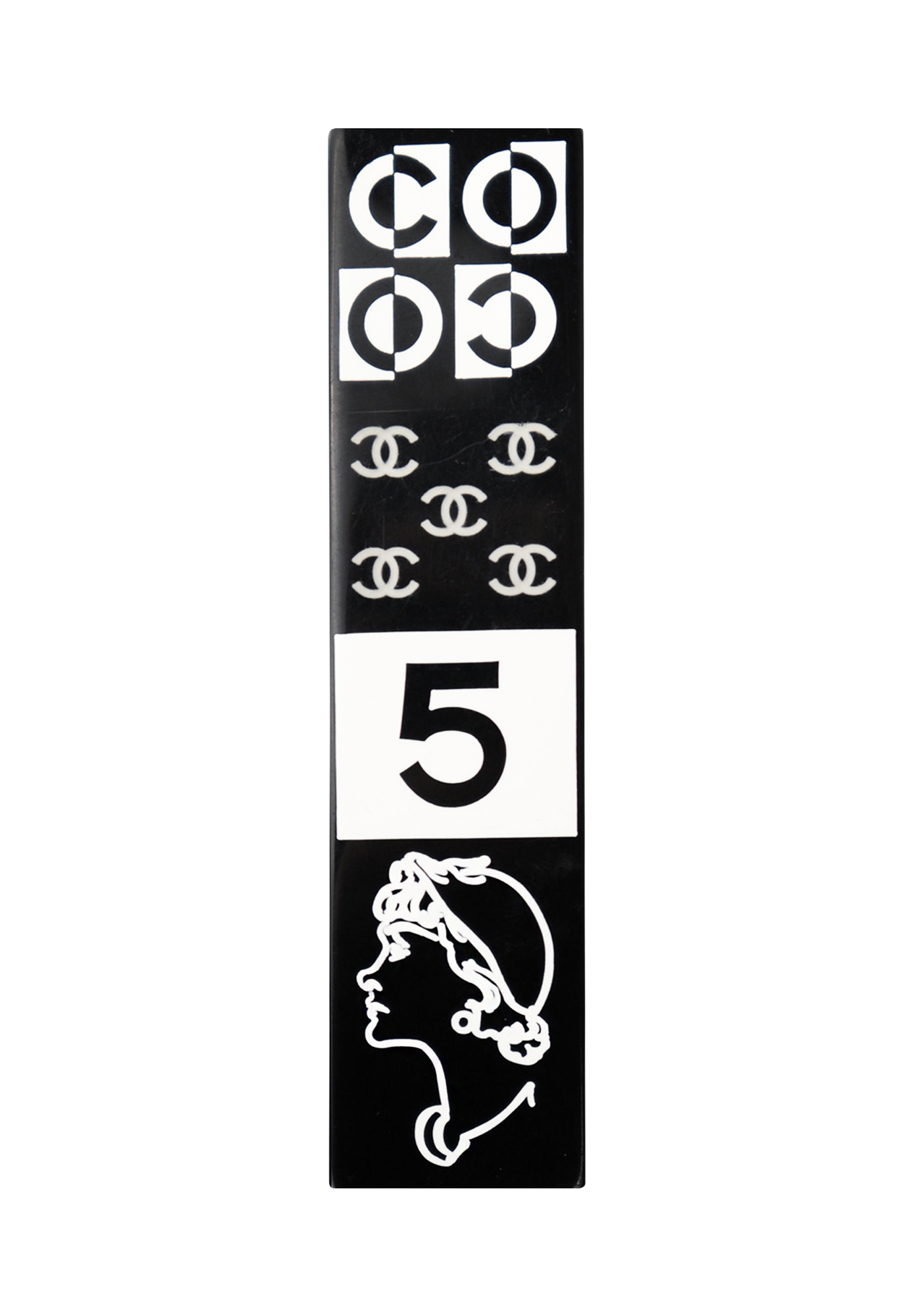 Chanel Portrait And Logos Hairpin