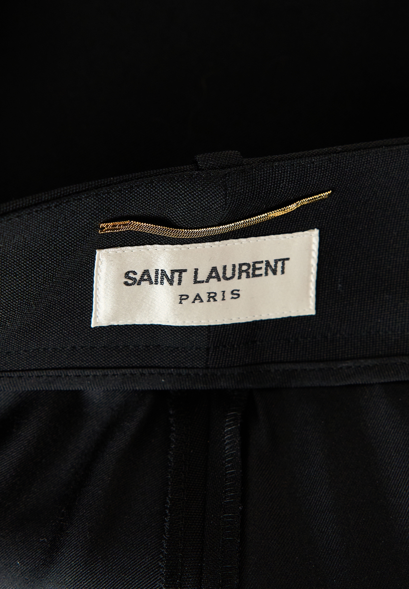 Saint Laurent Black Shorts