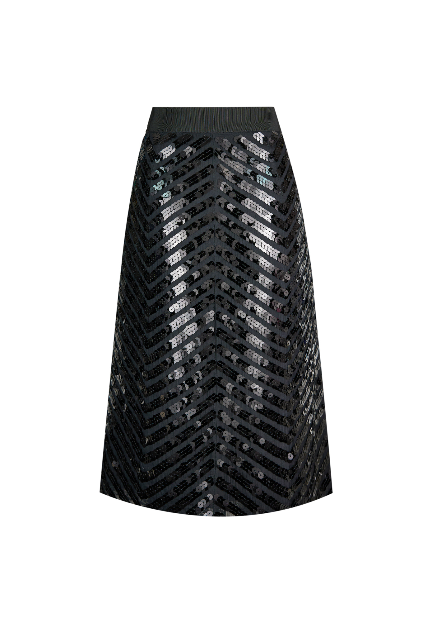 Prada Black Sequin Skirt
