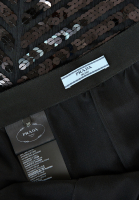 Prada Black Sequin Skirt