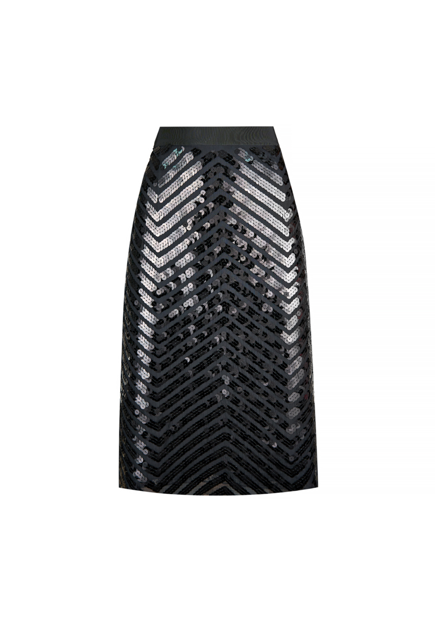 Prada Black Sequin Skirt