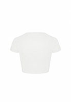 Chanel Cropped T-shirt With Logos