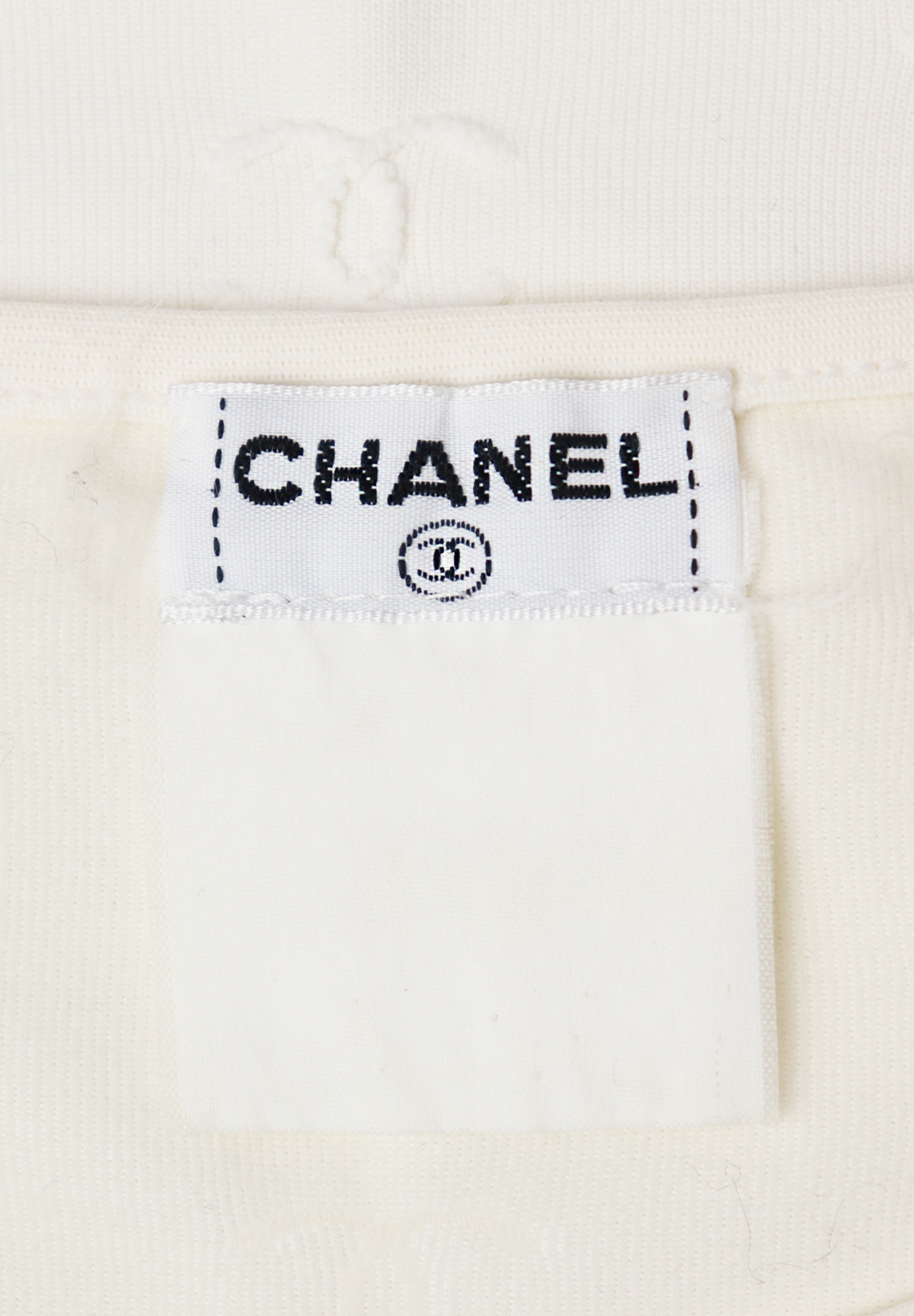 Chanel Cropped T-shirt With Logos